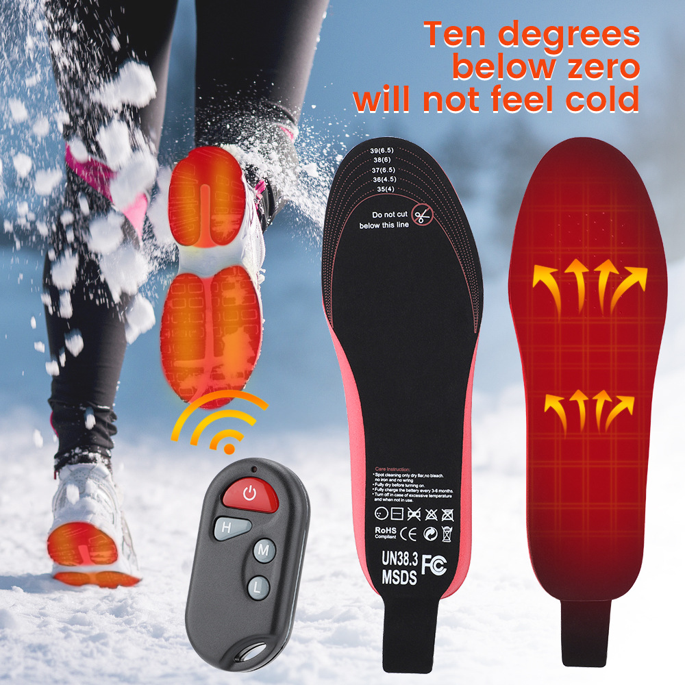 🔥HOT SALE 35% OFF❄️Heated Insoles for Women Men with Remote Control 3 Heat Settings🦶