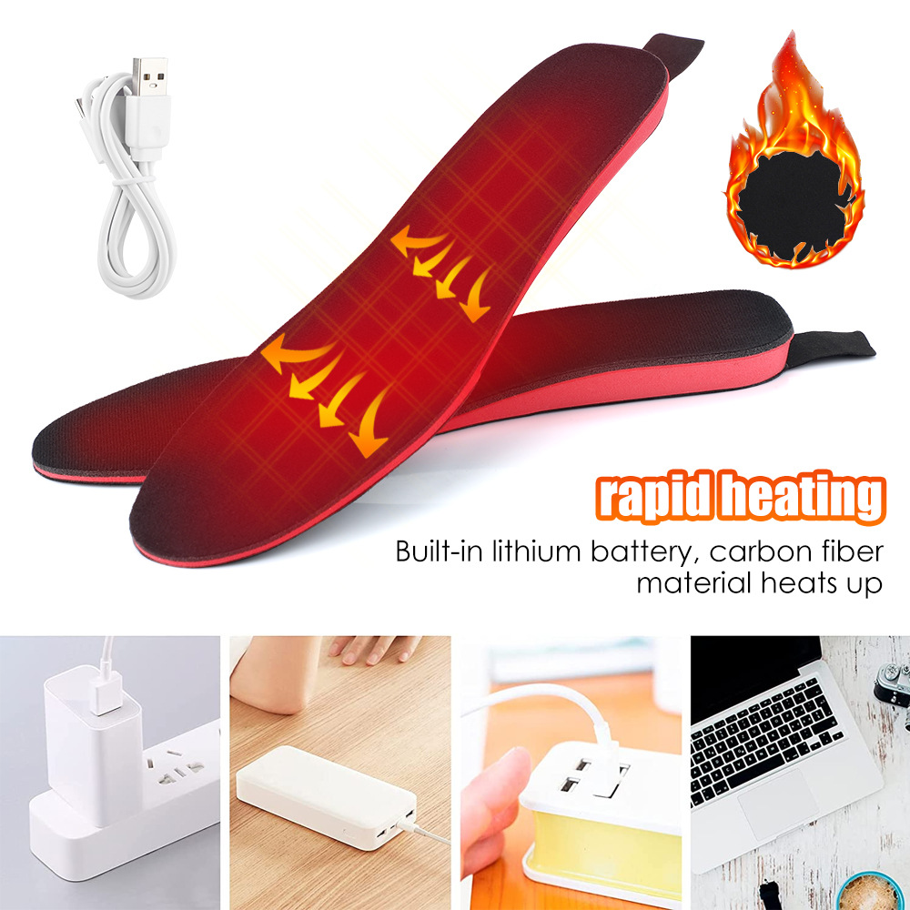 🔥HOT SALE 35% OFF❄️Heated Insoles for Women Men with Remote Control 3 Heat Settings🦶