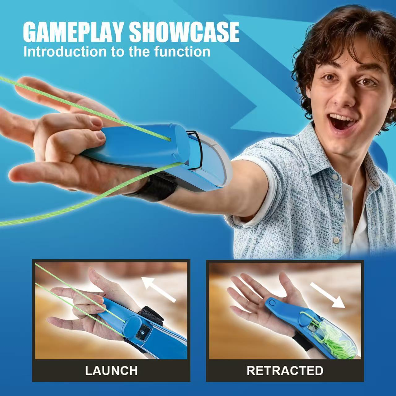 🔥LAST DAY 50% OFF 🕷️ Spider-Man Inspired String Launching Webshooter Toy🎁🚀