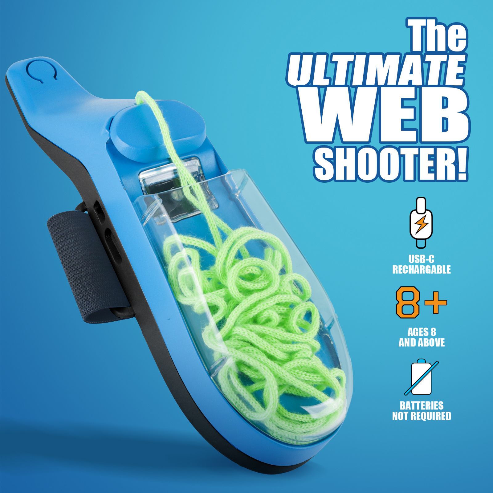 🔥LAST DAY 50% OFF 🕷️ Spider-Man Inspired String Launching Webshooter Toy🎁🚀