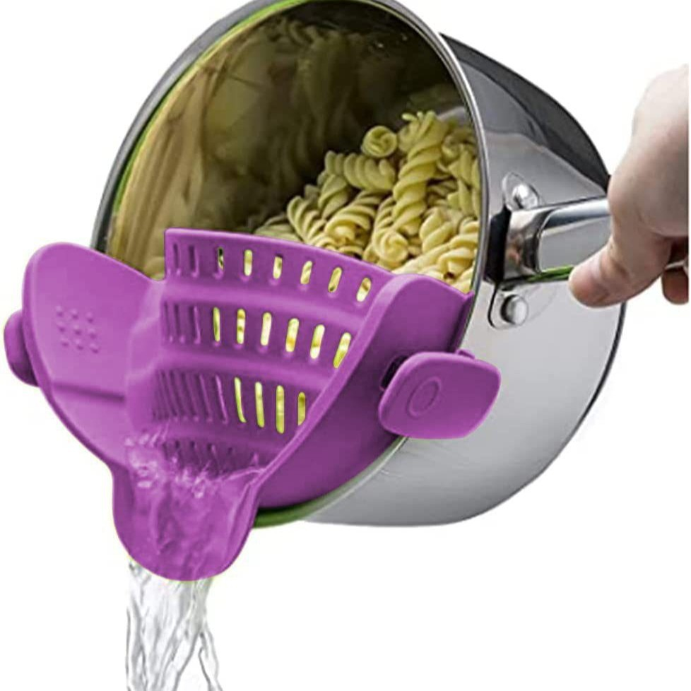 🔥LAST DAY 50% OFF🌟 High-Quality Silicone Material🔥Silicone Clip-On Colander