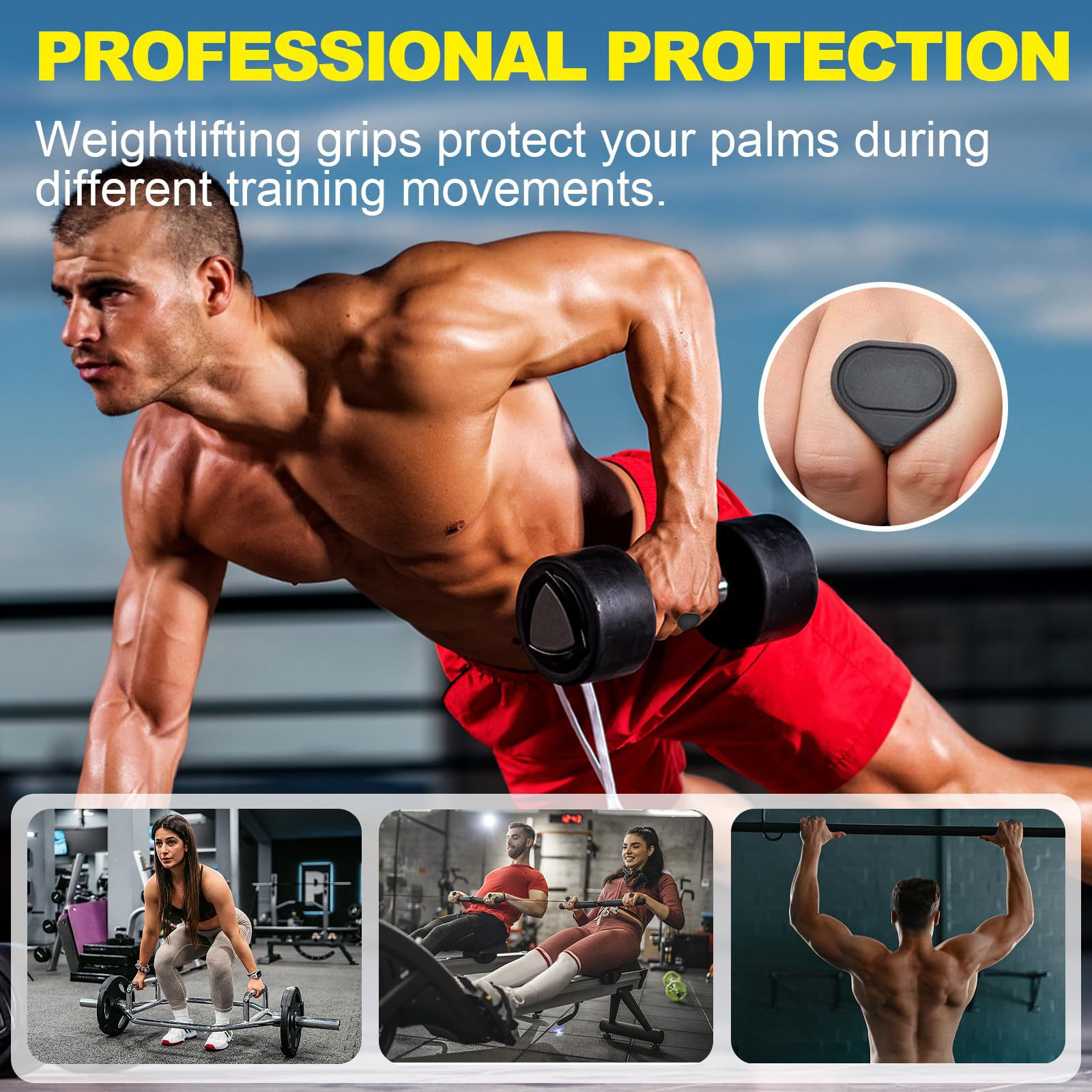 🔥LAST DAY 50% OFF-🏋️‍Fitness Silicone Hand Grip Strengthener⭐