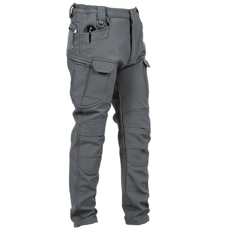 🔥Men's Fleece-Lined Tactical Pants👖 - Windproof Warmth for Outdoors!⭐