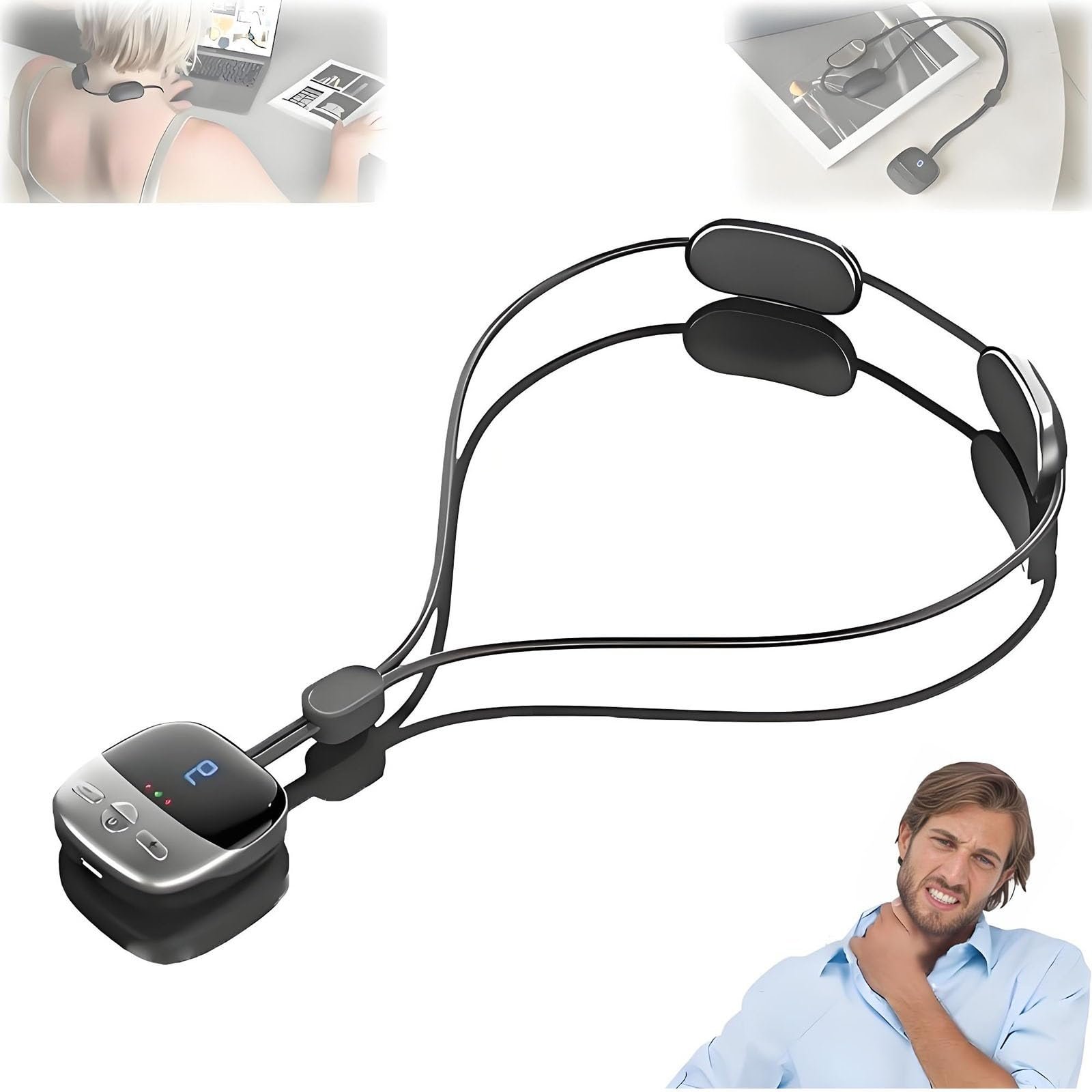 🎁Last Day 49% OFF  Mini portable neck Massager - Intelligent hanging cervical massage
