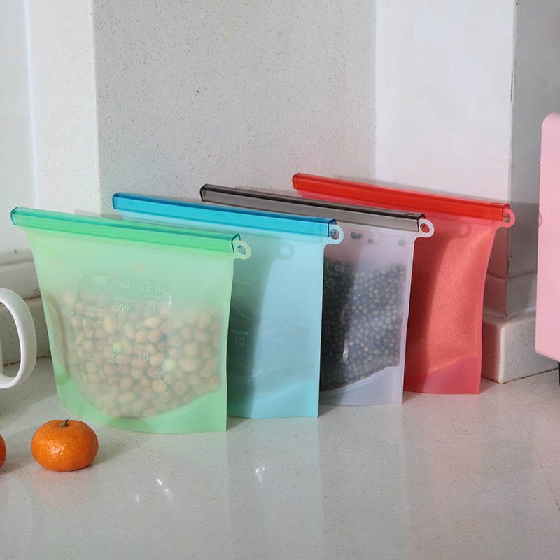 🍳Reusable silicone food storage bags⭐