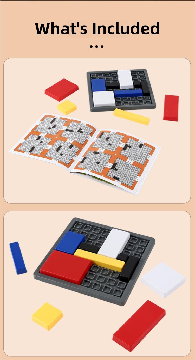 Logic Puzzle Brain Teaser Game for Kids & Adults, 88 Challenging Levels, Educational Logic Toy, Travel Games for Ages 7+