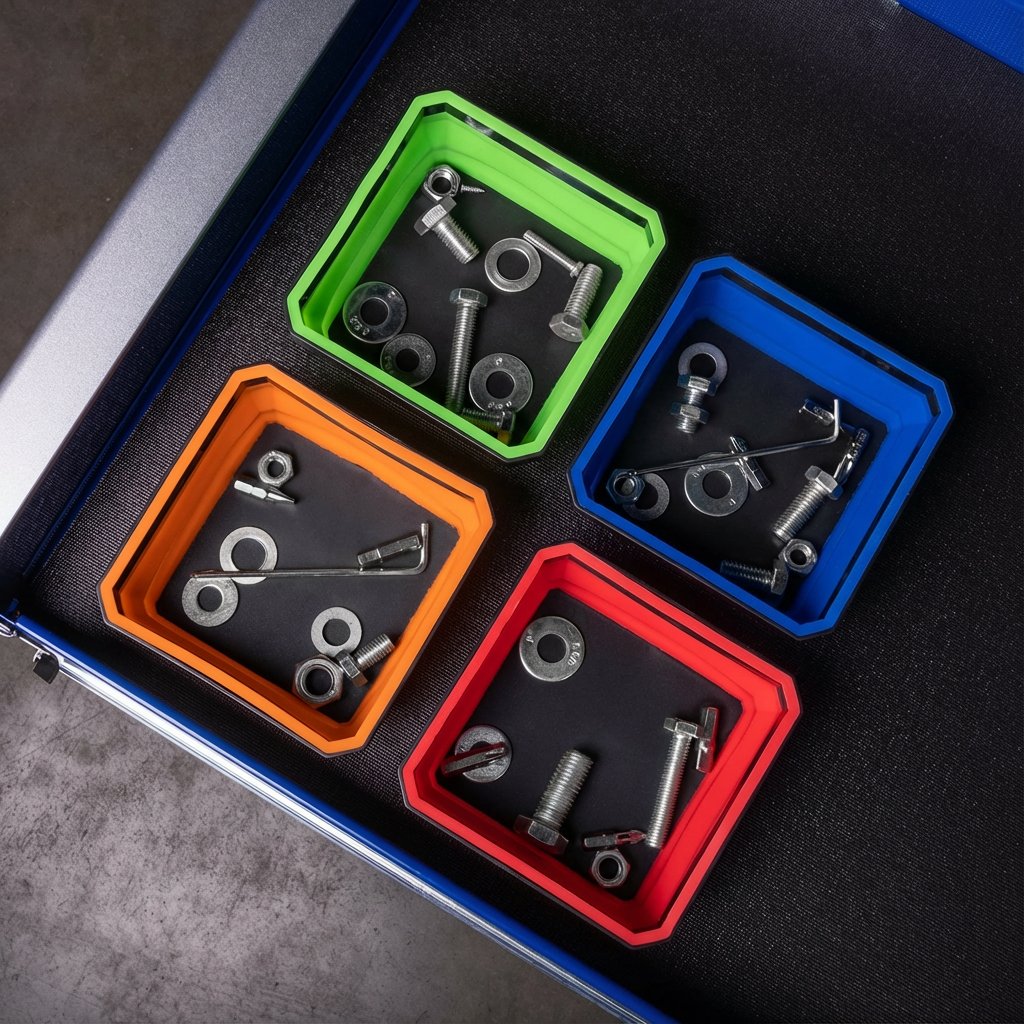 🔥LAST DAY 50% OFF - 🛠️ Upgrade Collapsible Magnetic Parts Tray – Organize Small Tools & Parts!✨