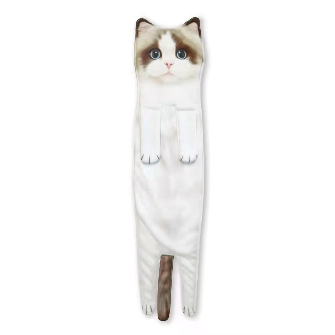 🎁 Early Christmas Sale 🎅 Funny Cat Hand Towels
