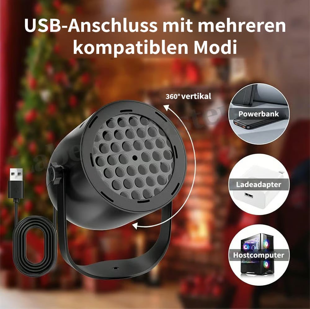 🎄Weihnachts-Schnäppchen🎁LED-Dynamic-Weihnachts-Projektor | wechselbare Motive🎅❄️