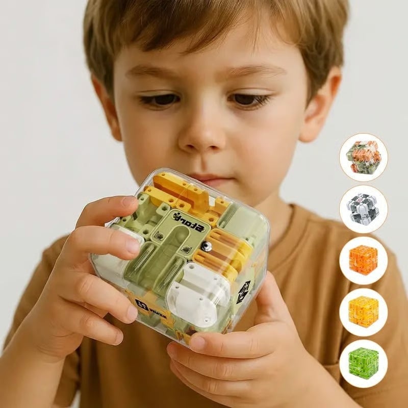 🔥 LAST DAY 49% OFF - 2026 New 3D Rolling Ball Maze Cube 🎁