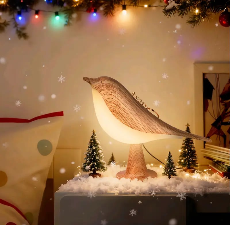 🔥ON SALE🔥Small Bird Touch Lamp🐦Dimmable and Cordless Bird Night Light✨