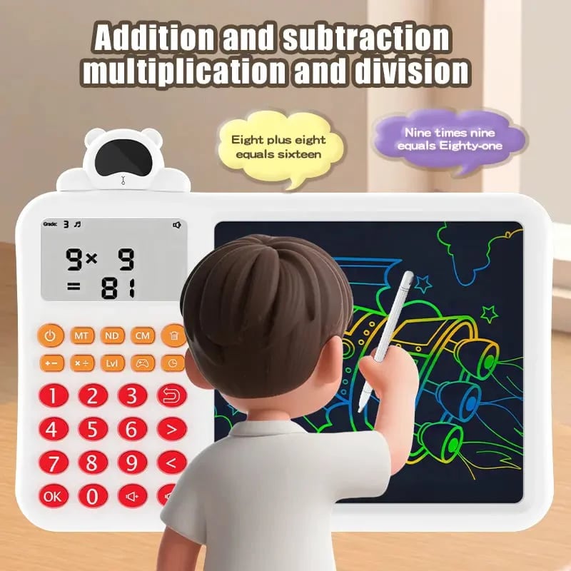 ➕➖Math Games for Kids | Electronic Learning Toy for Addition, Subtraction, Multiplication & Division | Portable Brain Teaser