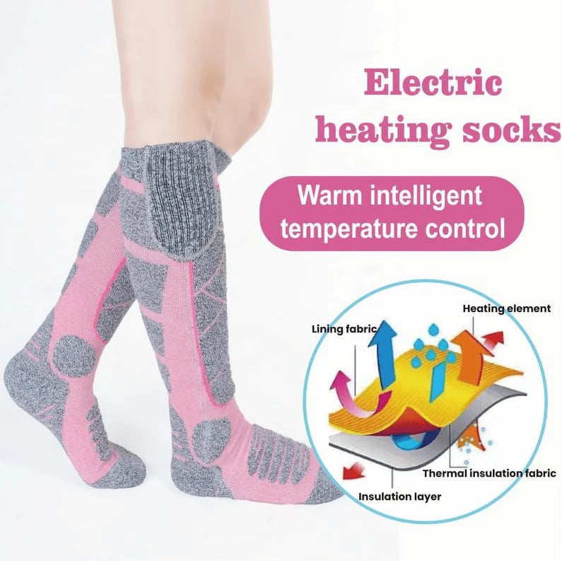 🎁Christmas Sale 49% OFF🎅Washable Rechargeable Heated Socks for Men & Women