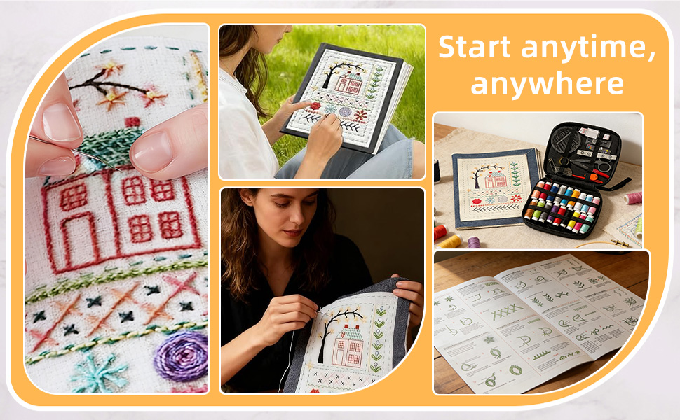 embroidery kit for beginners