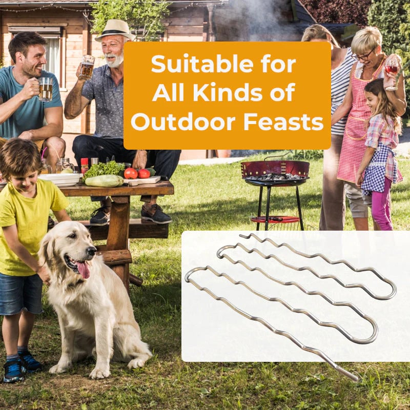 🔥Last Day 60% Sale🌭BBQ Sausage Roller Rack -No More Burnt Hot Dogs⭐