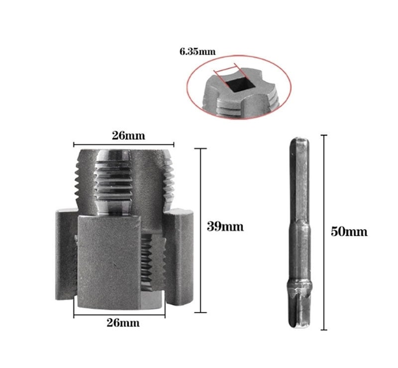 🔥Integrated Internal & External Pipe Threading Tool