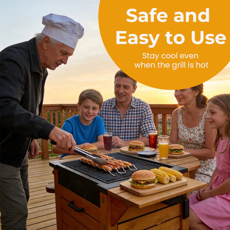 🔥Last Day 60% Sale🌭BBQ Sausage Roller Rack -No More Burnt Hot Dogs⭐