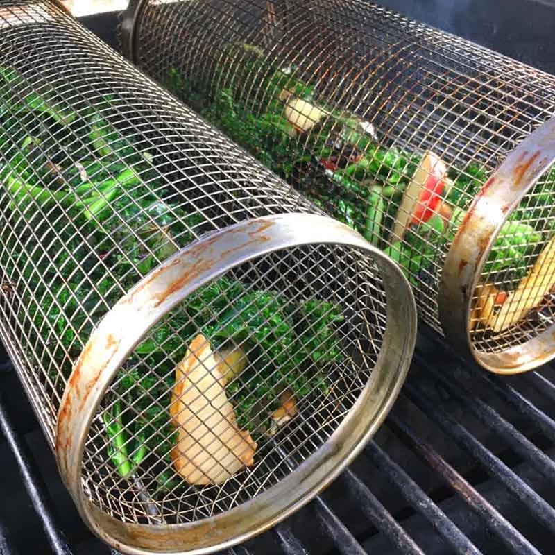 🔥Last Day Promotion 15% OFF-Rolling Grilling Basket