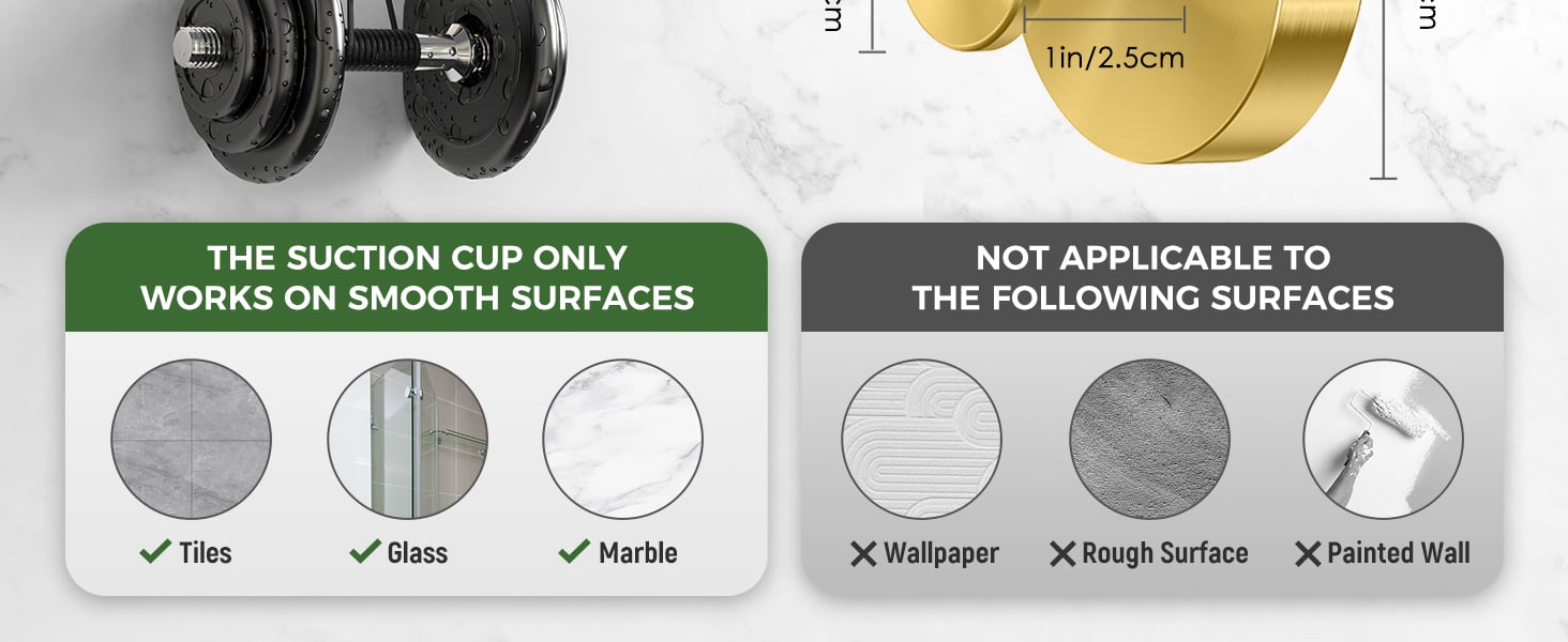 Shower Hooks for Iniside Shower Suction Cup Hooks for Glass Window,Removable Towel Hooks