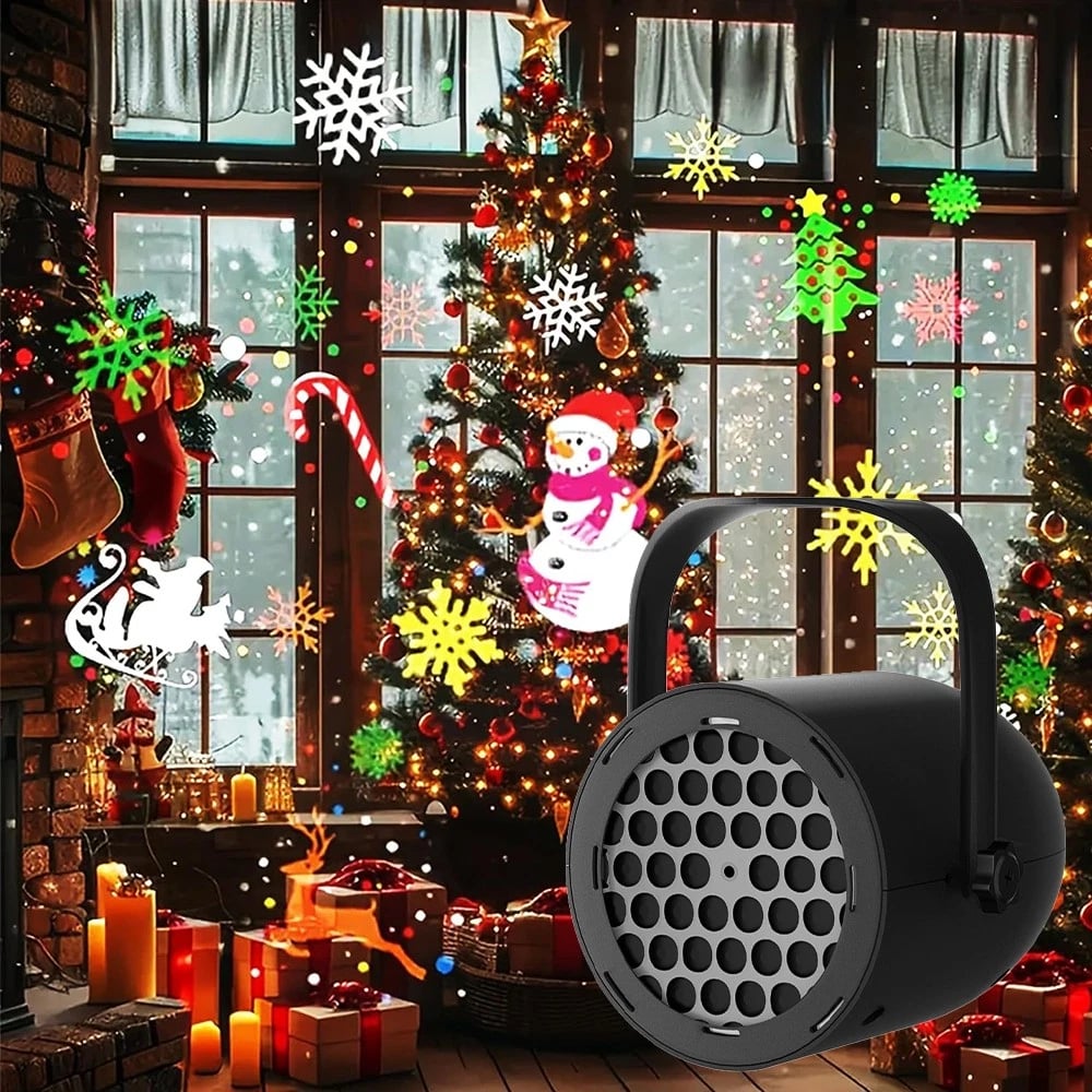 🎄Weihnachts-Schnäppchen🎁LED-Dynamic-Weihnachts-Projektor | wechselbare Motive🎅❄️