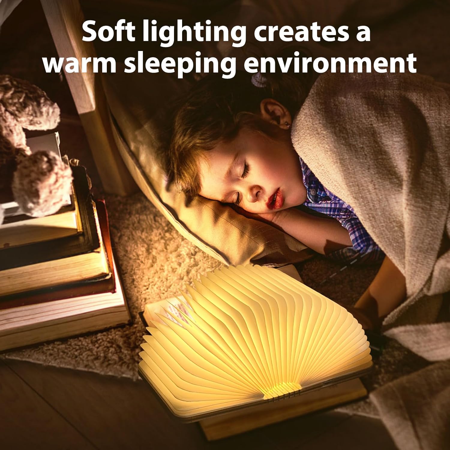 📖Foldable Book Lamp – A Glowing Story of Light & Design🥰