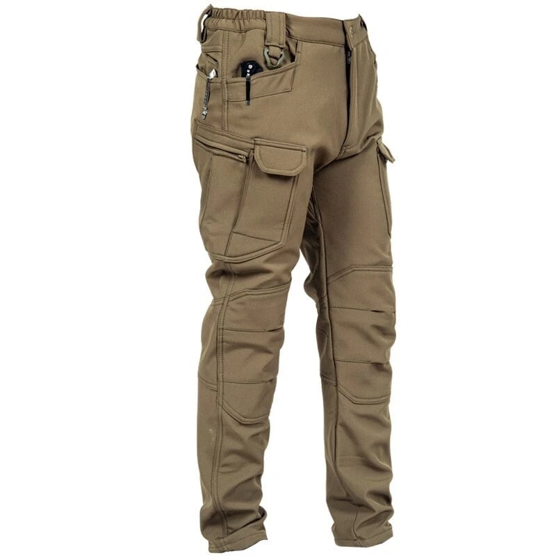 🔥Men's Fleece-Lined Tactical Pants👖 - Windproof Warmth for Outdoors!⭐