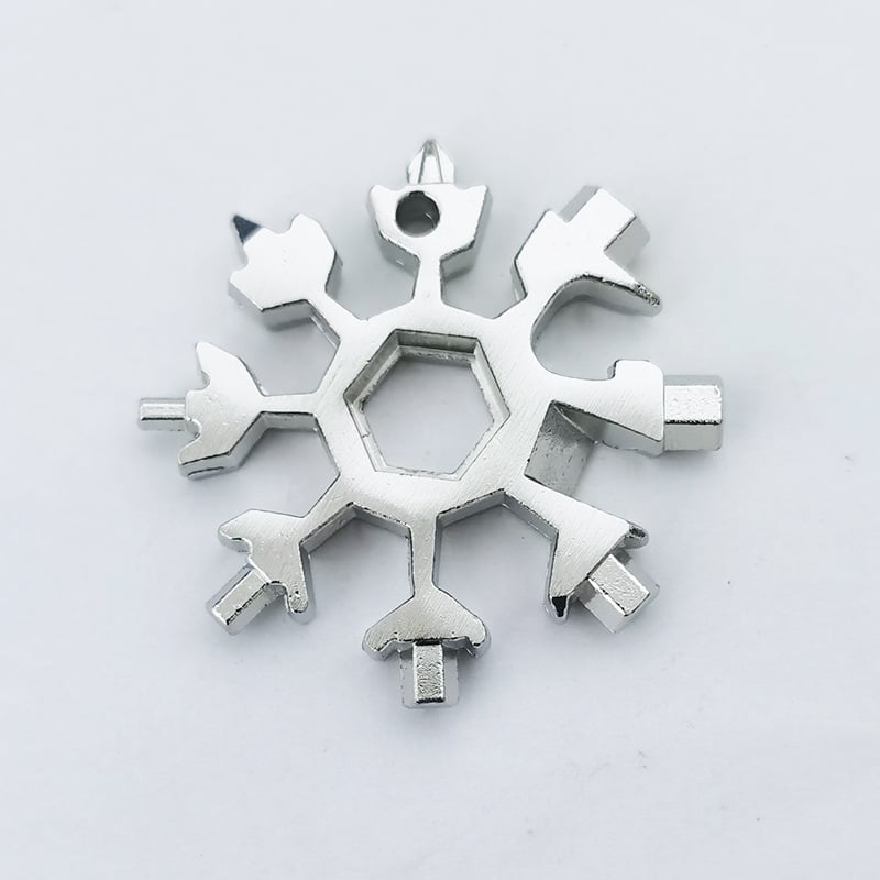 18-in-1 Snowflake Pocket Tool – Multi-function Gadget