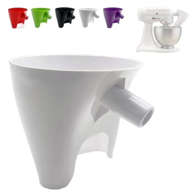 🔥LAST DAY 50% OFF✨🥰 Flour Funnel for Kitchen Aid Stand Mixer🥚🍰—The chef's right-hand assistant👨‍🍳💖
