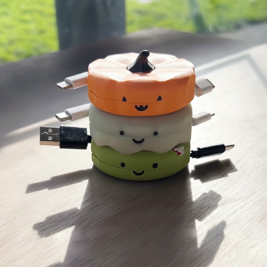 💖Most Loved🏆Magnetic Cable Management Tool: One-Click Retraction System