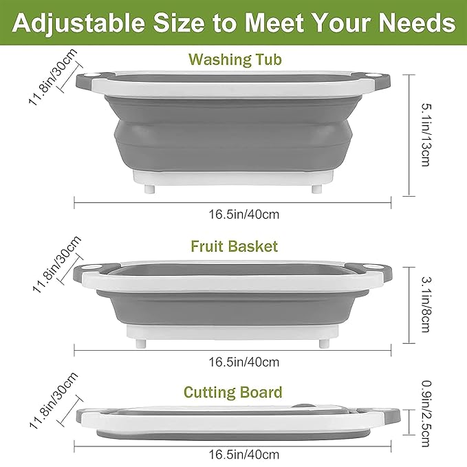 🔥🌡️Flash Sale 49% Off🍗🥗BBQ & Meal Prep Tub | Collapsible Prep Tub🍖🏕️