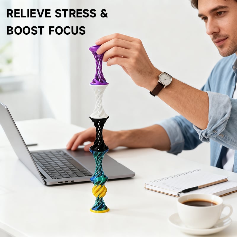 🔥LAST DAY 50% OFF🎯Magical Spiral Launch Ball The New Fun of Fidget!😍✨