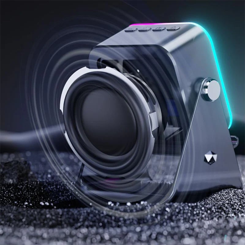 💥 FINAL TIME SALE! 40% OFF🎶📱 5-in-1 Wireless Induction Bluetooth Speaker with Adjustable Phone Stand