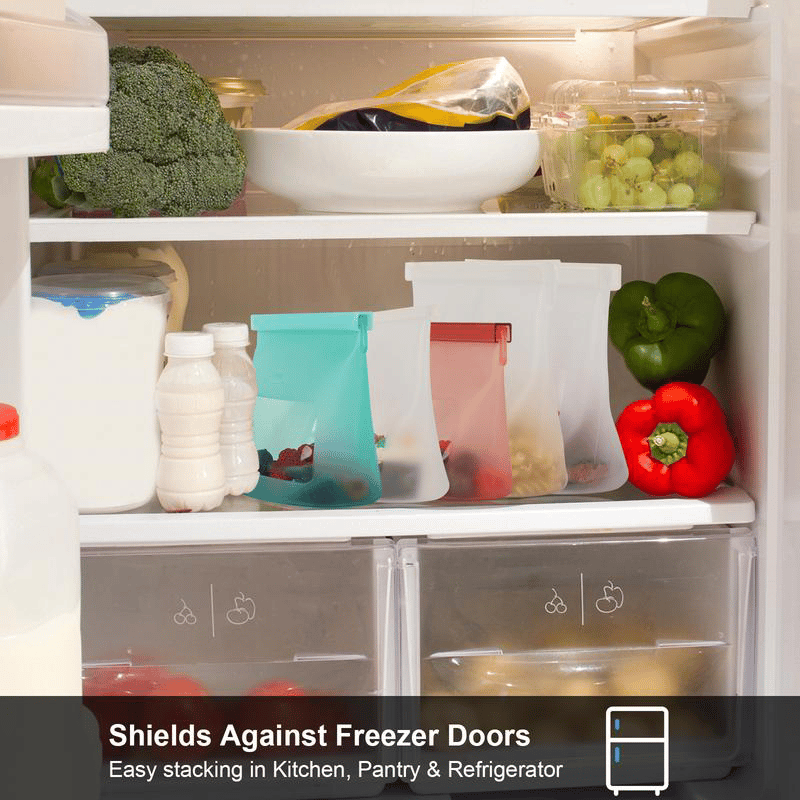 🍳Reusable silicone food storage bags⭐