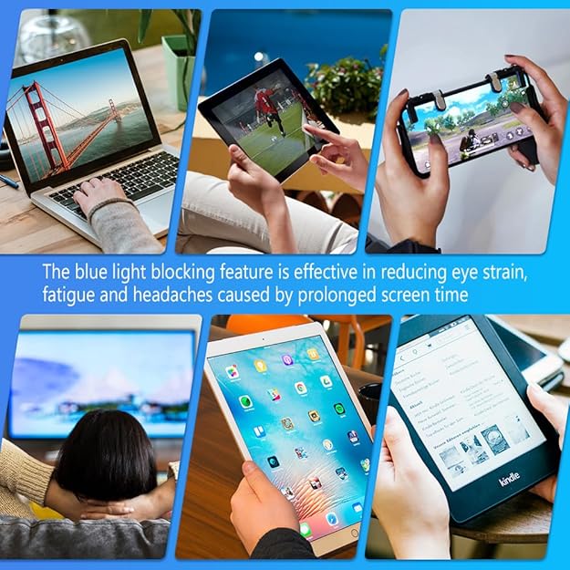 Blue Light Blocking Glasses, 2 Pack Blue Light Glasses Men, Blue Light Glasses Women Eyeglasses Bluelight Eyestrain