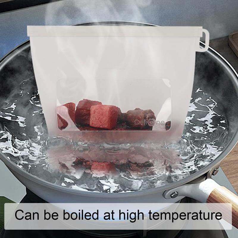 🍳Reusable silicone food storage bags⭐