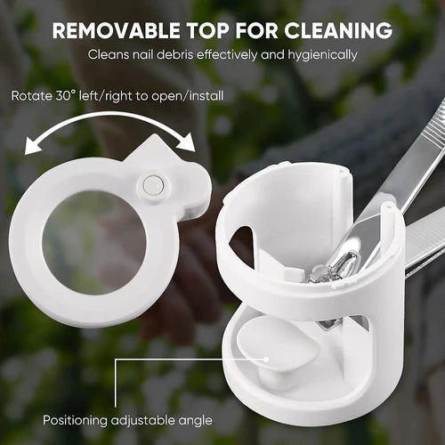 🔥Limited Edition, Only 100 Sets Left! - Magnifying Led light Nail Clipper