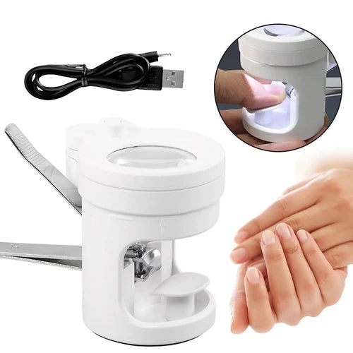 🔥Limited Edition, Only 100 Sets Left! - Magnifying Led light Nail Clipper