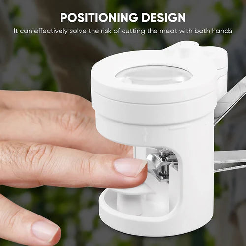 🔥Limited Edition, Only 100 Sets Left! - Magnifying Led light Nail Clipper