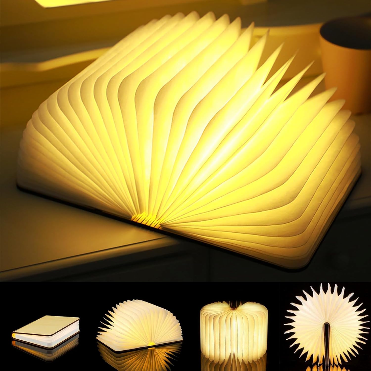 📖Foldable Book Lamp – A Glowing Story of Light & Design🥰