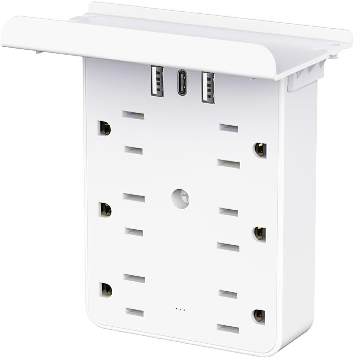 Multi-Functional Power Strip with Panel
