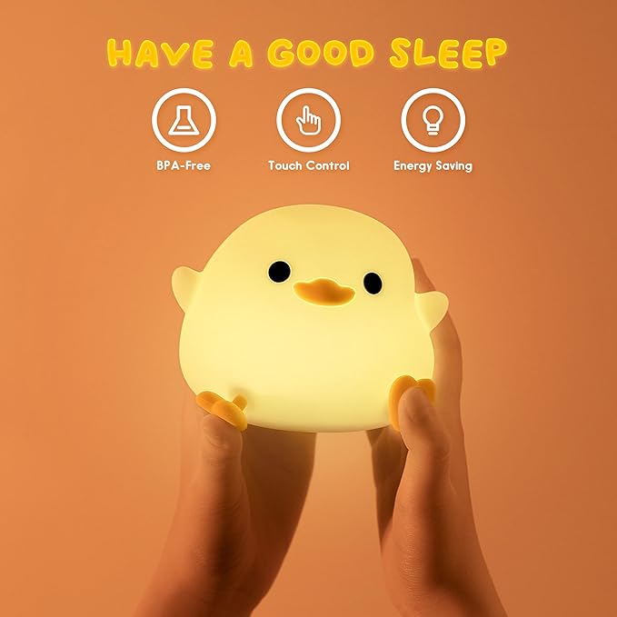 🔥LAST DAY SALE 49% OFF🦆💤Sensory Duckling Night Light⭐🎁