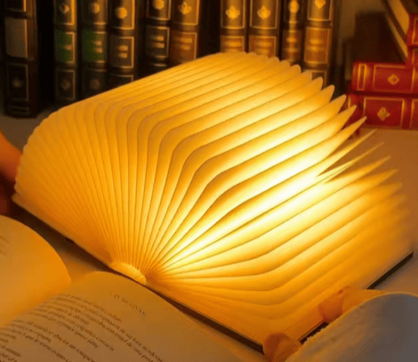 📖Foldable Book Lamp – A Glowing Story of Light & Design🥰
