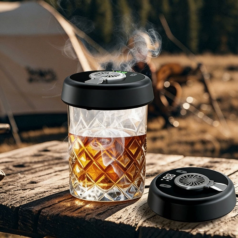 🎁Hot Sale Promotion 30% OFF🔥 Electric Whiskey Smoker Kit🚬🍸🧊