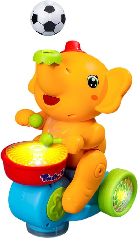 🎁 Musical Walking Elephant Drummer Toy 🔥