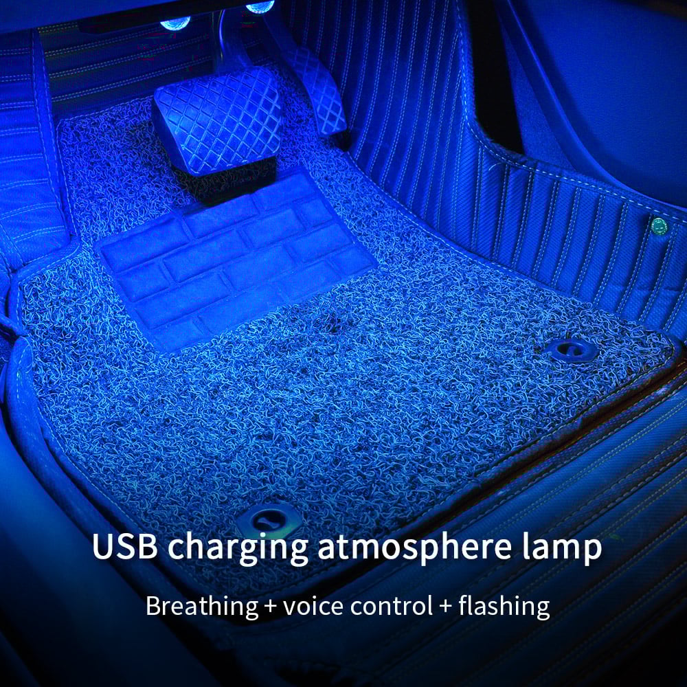 🔥 Car Interior Ambient Lights- (Contains 4 light bars) 🎁 