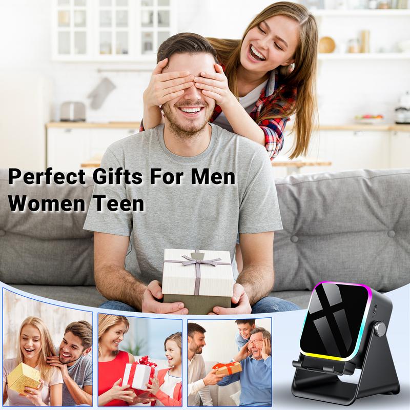 💥 FINAL TIME SALE! 40% OFF🎶📱 5-in-1 Wireless Induction Bluetooth Speaker with Adjustable Phone Stand