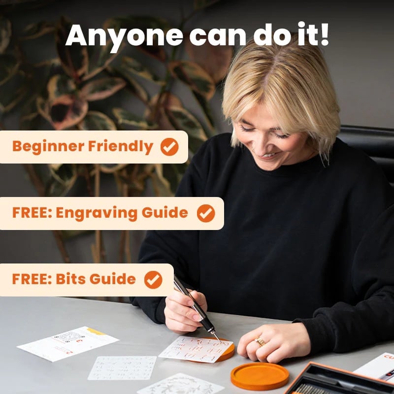 ⏰Last 4 hours Sale: Save 49%🔥Resparked Customizer Engraving Pen with 3 speed adjustment speeds✨