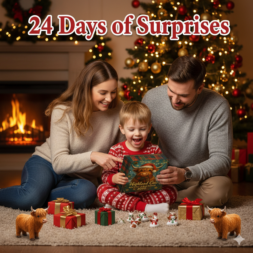 🎁 Black Friday 50% OFF--Highland Cow Advent Calendar 2025 🔥