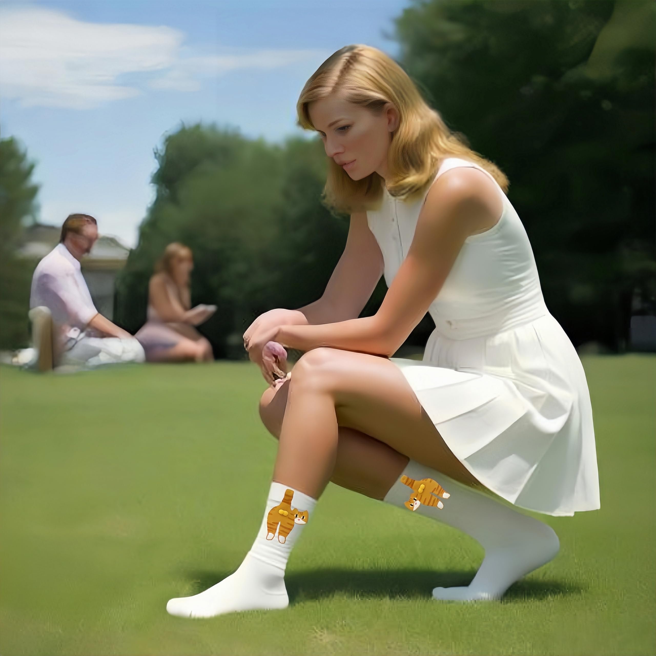 HOT SALE 🔥3D Cat Socks with Fuzzy Balls!