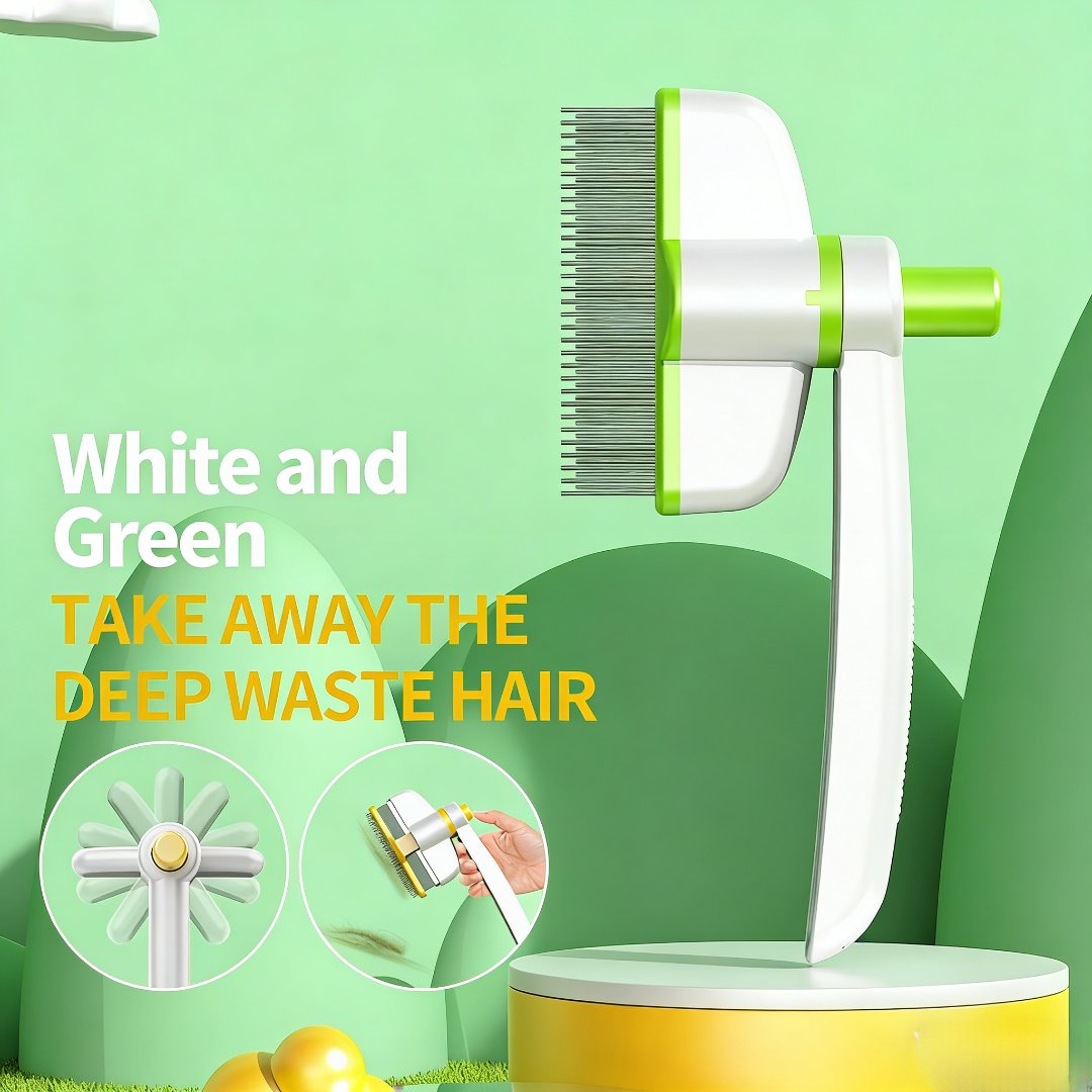 💥 Say Goodbye to Pet Hair! 🔥Pet Comb Grooming Brush✨